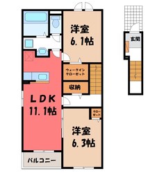 クオーレの物件間取画像